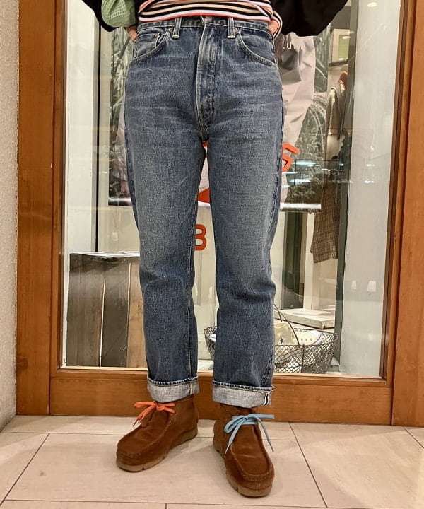 小原 もこさんの「BEAMS WOMEN｜【別注】orSlow / No.8 DENIM NEW」を使ったコーディネート