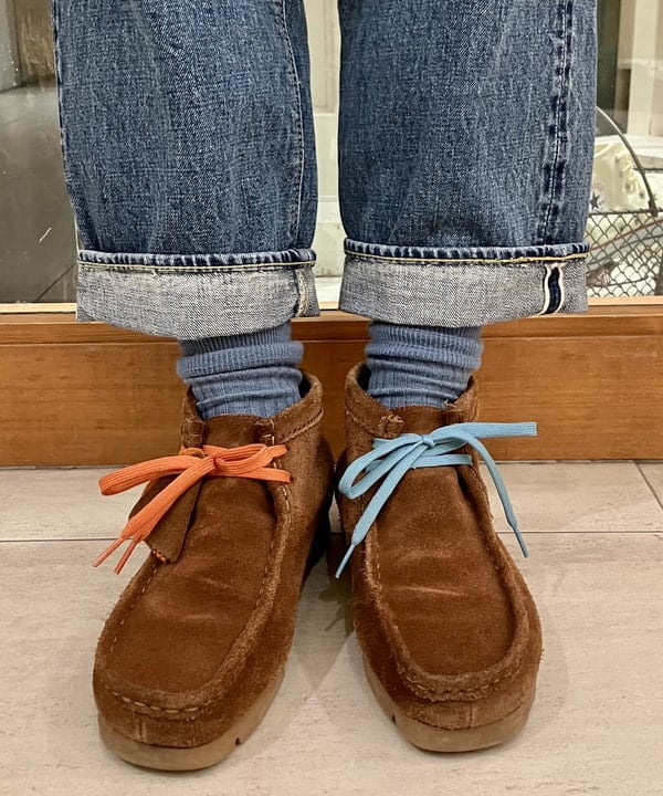 小原 もこさんの「BEAMS WOMEN｜【別注】orSlow / No.8 DENIM NEW」を使ったコーディネート