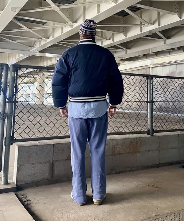 高遠 恒巳さんの「BEAMS WOMEN｜ダウン バーシティジャケット」を使ったコーディネート