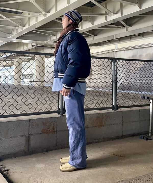 高遠 恒巳さんの「BEAMS WOMEN｜ダウン バーシティジャケット」を使ったコーディネート