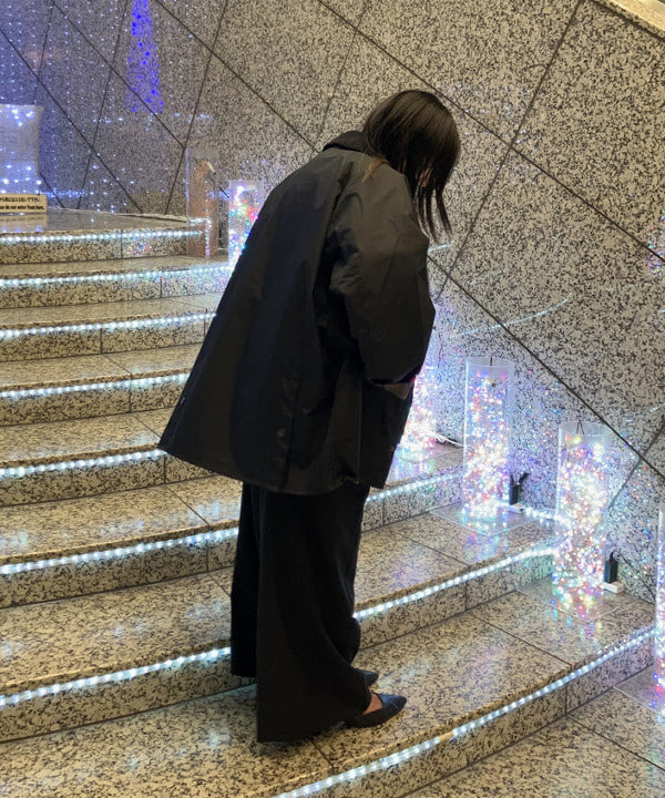 大槻 まひろさんの「BEAMS WOMEN｜Barbour / 別注 ナイロンタッサー BEDALE ジャケット」を使ったコーディネート