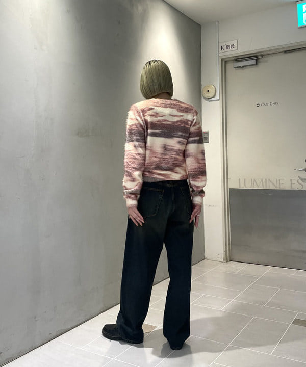 りりさんの「BEAMS WOMEN｜BEAMS / ワイドフィット デニムパンツ」を使ったコーディネート