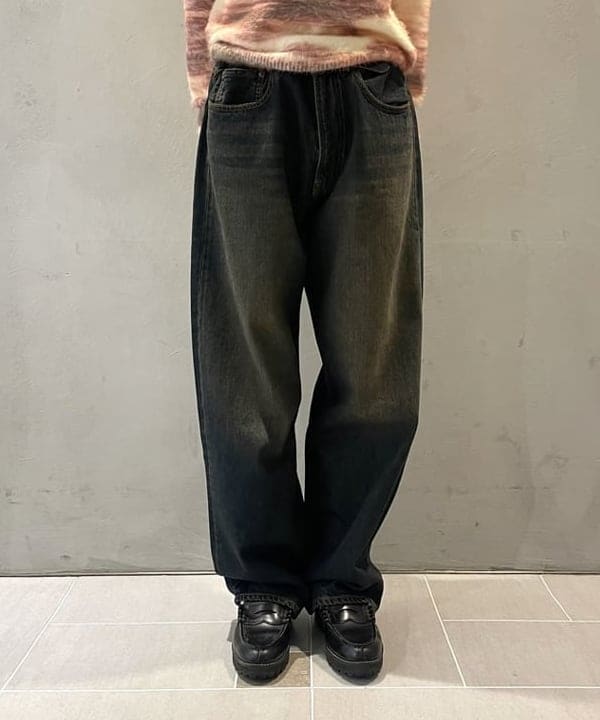 りりさんの「BEAMS WOMEN｜BEAMS / ワイドフィット デニムパンツ」を使ったコーディネート