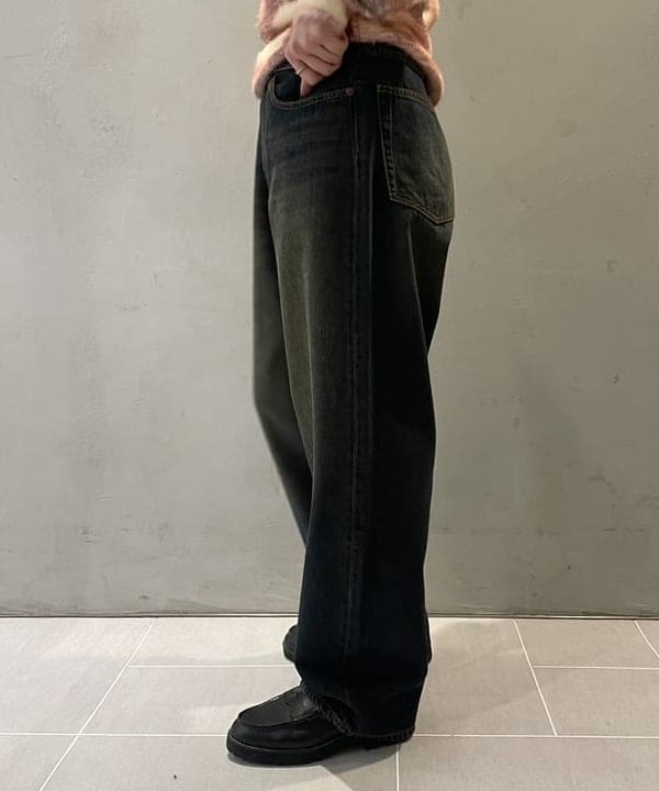 りりさんの「BEAMS WOMEN｜BEAMS / ワイドフィット デニムパンツ」を使ったコーディネート
