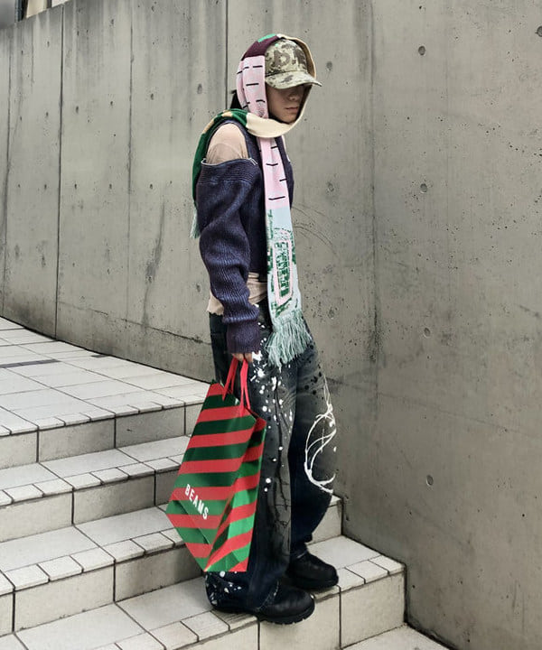 はるひむさんの「BEAMS WOMEN｜ジャガード サッカー マフラー」を使ったコーディネート