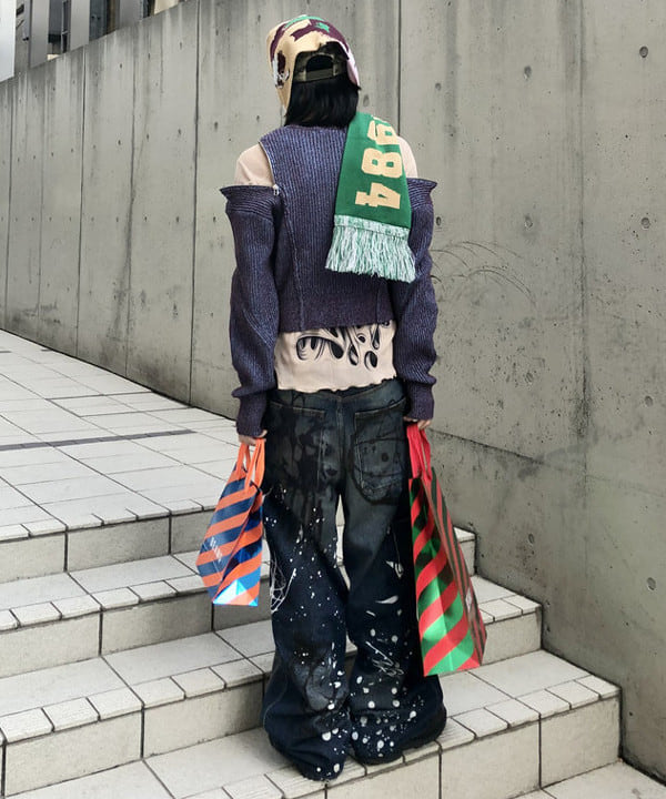 はるひむさんの「BEAMS WOMEN｜ジャガード サッカー マフラー」を使ったコーディネート