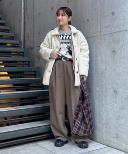 bPr BEAMS（bPrビームス）チェック ショッパー L（バッグ トート