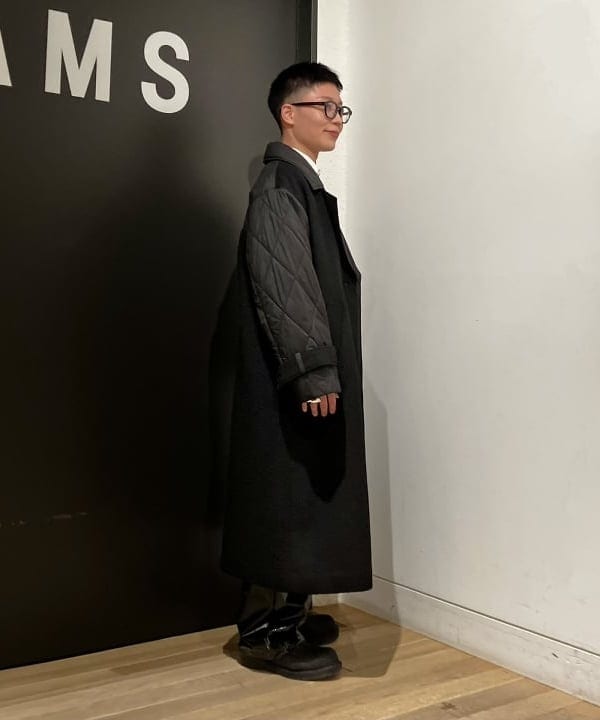 土田 達也さんの「BEAMS WOMEN｜RBS / キルティング キリカエ コート」を使ったコーディネート