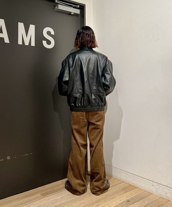 関澤 佑樹さんの「BEAMS WOMEN｜レザー ブルゾン」を使ったコーディネート