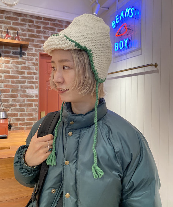 Kaoru Sakumaさんの「BEAMS WOMEN｜ブロード リブ クルーネック スウェット」を使ったコーディネート
