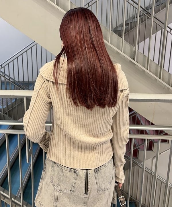 もえのさんの「BEAMS WOMEN｜ART-BROWN / ヘアー カーフ ベルト」を使ったコーディネート