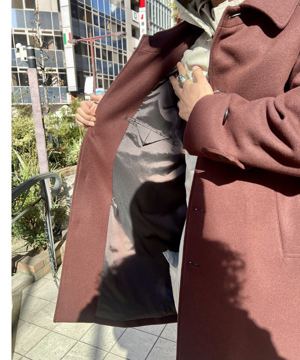 ムファサさんの「BEAMS WOMEN｜フリース ステンカラー コート」を使ったコーディネート