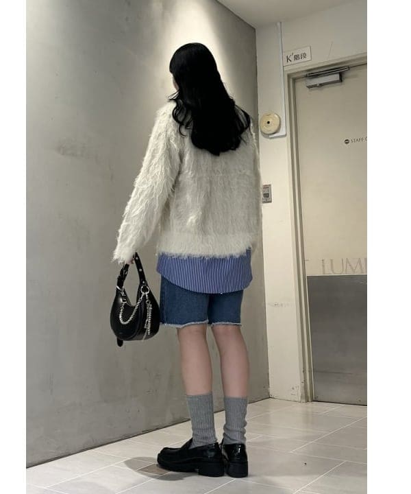 松田 陽茉莉さんの「BEAMS WOMEN｜【別注】YAHKI × HYPNOTIZE / Crescent Bag」を使ったコーディネート