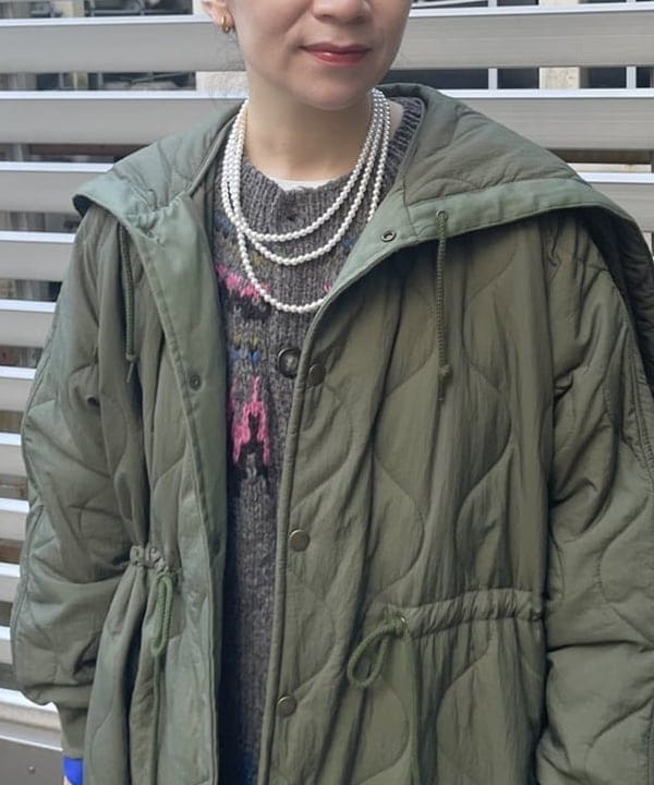 コウリキ　マミさんの「BEAMS WOMEN｜【別注】INFIELDER DESIGN / MLB ファーバッグ YYB」を使ったコーディネート