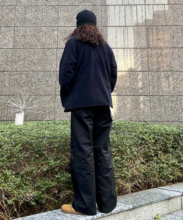 りくっしーさんの「BEAMS WOMEN｜【別注】Dickies / ワイド チノ パンツ」を使ったコーディネート