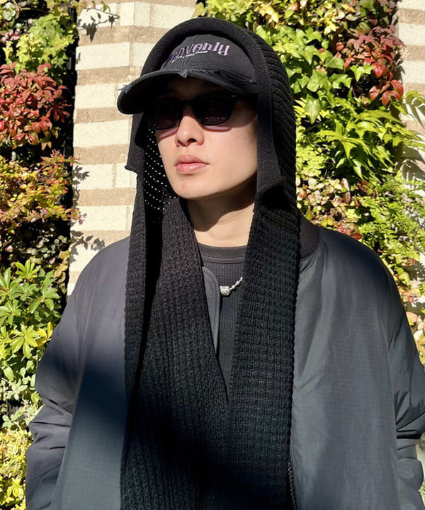 トラ吉さんの「BEAMS WOMEN｜フード マフラー」を使ったコーディネート