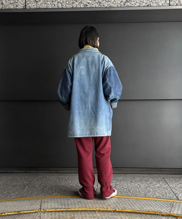 つぼさんの「BEAMS WOMEN｜ヘム アレンジ スウェット パンツ」を使ったコーディネート