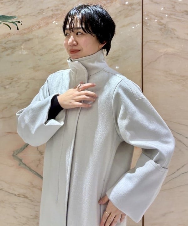 ゆうかさんの「BEAMS WOMEN｜バックル 2タック ワイドパンツ」を使ったコーディネート