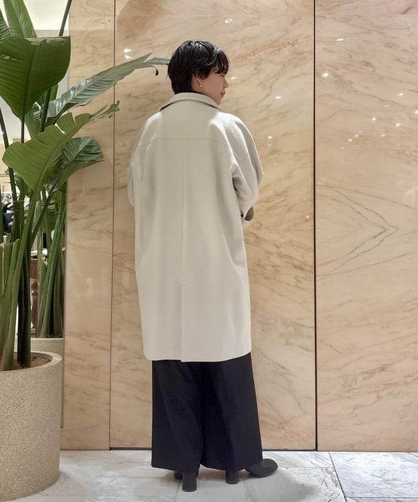 ゆうかさんの「BEAMS WOMEN｜バックル 2タック ワイドパンツ」を使ったコーディネート