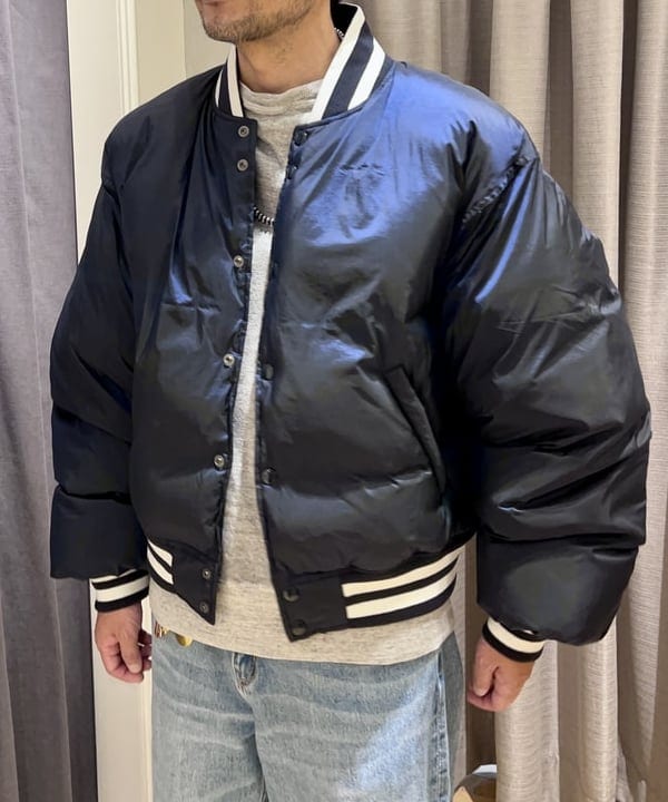 ザキサンさんの「BEAMS WOMEN｜ダウン バーシティジャケット」を使ったコーディネート