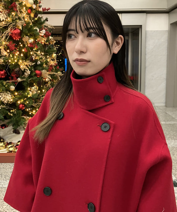 大槻 まひろさんの「BEAMS WOMEN｜リブ タートルネックニット」を使ったコーディネート