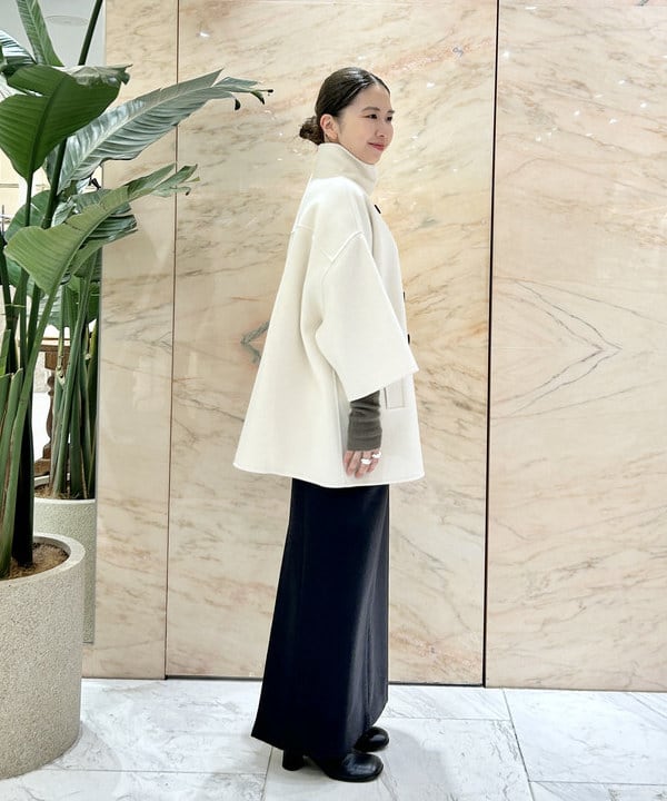 佐藤 美樹さんの「BEAMS WOMEN｜リブ タートルネックニット」を使ったコーディネート