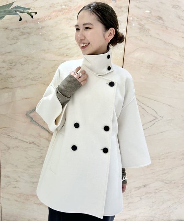 佐藤 美樹さんの「BEAMS WOMEN｜リブ タートルネックニット」を使ったコーディネート
