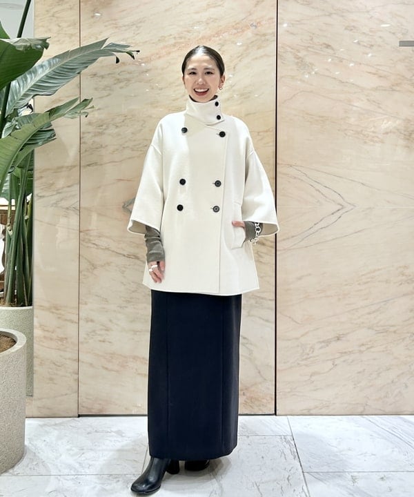 佐藤 美樹さんの「BEAMS WOMEN｜リブ タートルネックニット」を使ったコーディネート