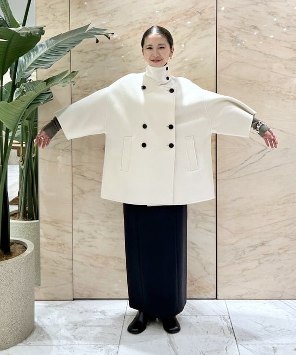 佐藤 美樹さんの「BEAMS WOMEN｜リブ タートルネックニット」を使ったコーディネート