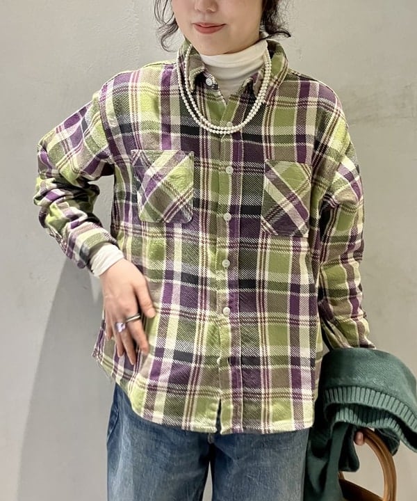 小原 もこさんの「BEAMS WOMEN｜Sanca / Denim 5P Wide」を使ったコーディネート