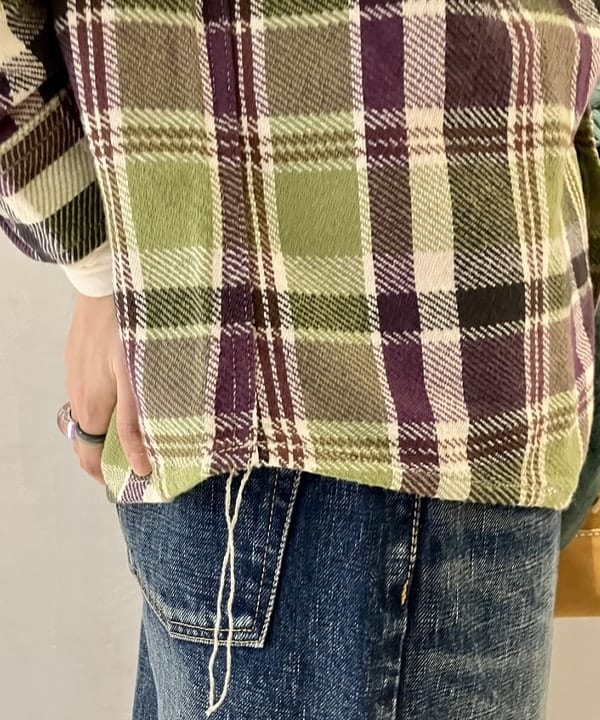 小原 もこさんの「BEAMS WOMEN｜Sanca / Denim 5P Wide」を使ったコーディネート