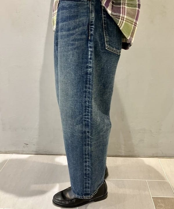 小原 もこさんの「BEAMS WOMEN｜Sanca / Denim 5P Wide」を使ったコーディネート