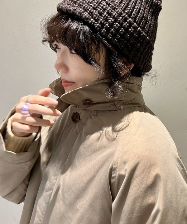 小原 もこさんの「BEAMS WOMEN｜ 2プリーツ ワイドパンツ」を使ったコーディネート