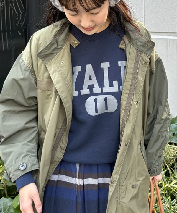 み　う　ちさんの「BEAMS WOMEN｜【別注】L.L.Bean / Deep Bottom Leather Handle Zip Tote S」を使ったコーディネート