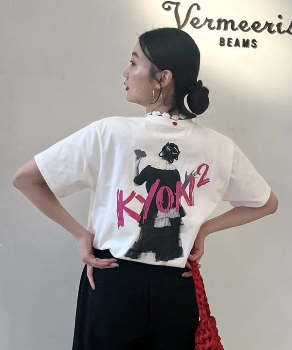 Kyoko Koizumi × Vermeerist BEAMS Tシャツ L Vermeerist BEAMS（フェルメリスト ビームス）【ショップ限定商品