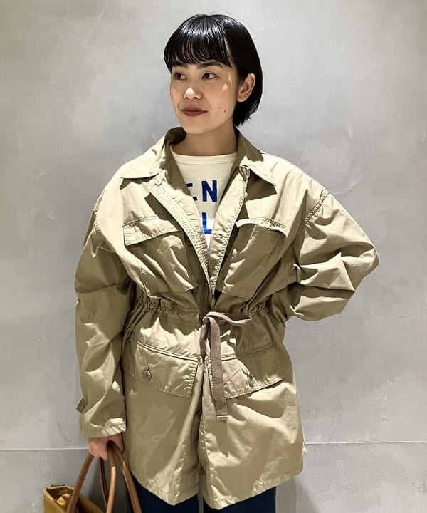 葵さんの「BEAMS WOMEN｜L.L.Bean / 別注 Deep Bottom Leather Handle Zip Tote XL」を使ったコーディネート