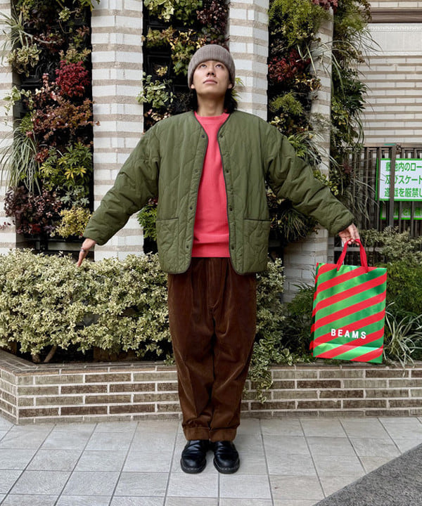 配島 孝明さんの「BEAMS WOMEN｜BEAMS PLUS / カシミヤ リブ ニットキャップ」を使ったコーディネート