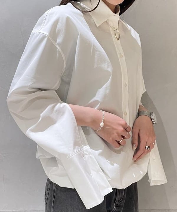 高木 菜央さんの「BEAMS WOMEN｜PHILIPPE AUDIBERT / Carmel パール ネックレス」を使ったコーディネート