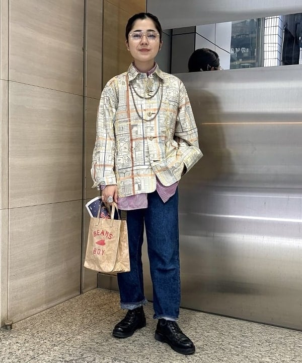 吉野 多恵さんの「BEAMS WOMEN｜Barbour / 別注 Liner Vest 24FW」を使ったコーディネート