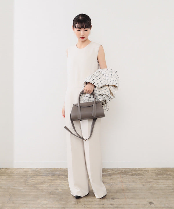 shibataさんの「BEAMS WOMEN｜ツイード ノーカラー ジャケット」を使ったコーディネート