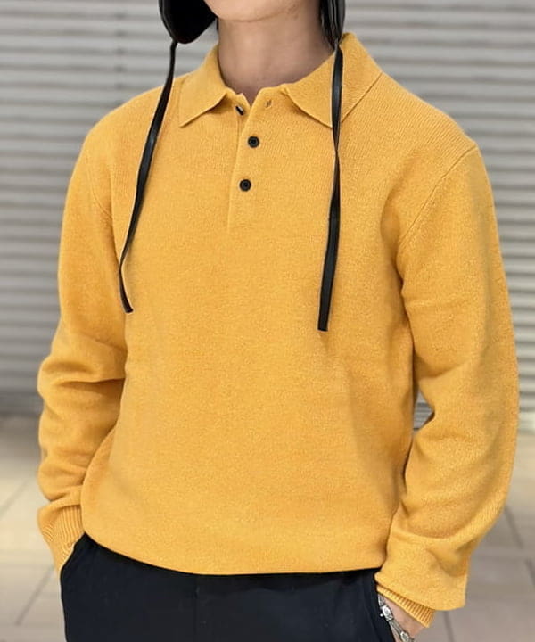 Kellyさんの「BEAMS WOMEN｜BEAMS PLUS / 9ゲージ ニット ポロ」を使ったコーディネート