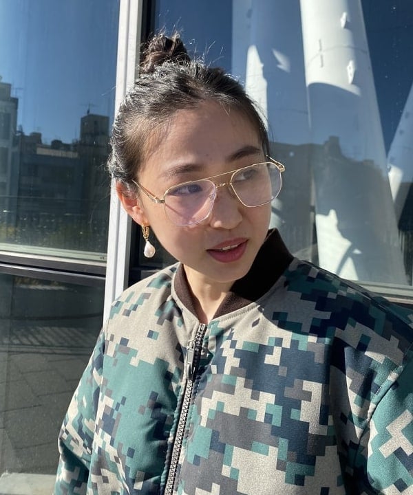 ayaさんの「BEAMS WOMEN｜ティアドロップ 眼鏡」を使ったコーディネート