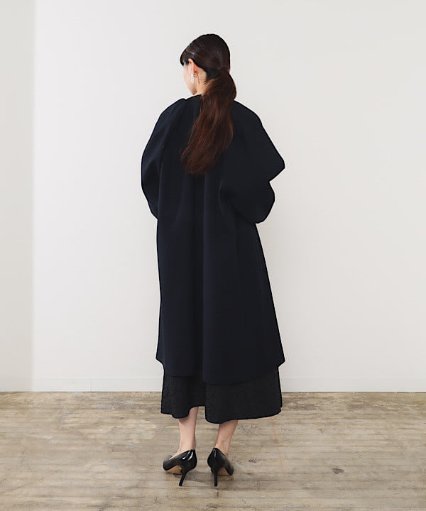 shibataさんの「BEAMS WOMEN｜フクレ織りジャカード パフスリーブ ドレス＊」を使ったコーディネート