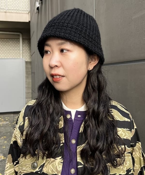 ミナミマリコさんの「BEAMS WOMEN｜BUZZ RICKSON'S / GOLD TIGER PATTERN JACKET」を使ったコーディネート