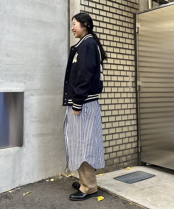 ミナミマリコさんの「BEAMS WOMEN｜ティアドロップ 眼鏡」を使ったコーディネート