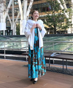 EPOCA THE SHOP フェイクファー ポンチョ 38