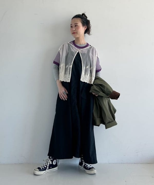 清水 彩乃さんの「BEAMS WOMEN｜【別注】BRIEFING / ヘルメット バッグ レオパード」を使ったコーディネート