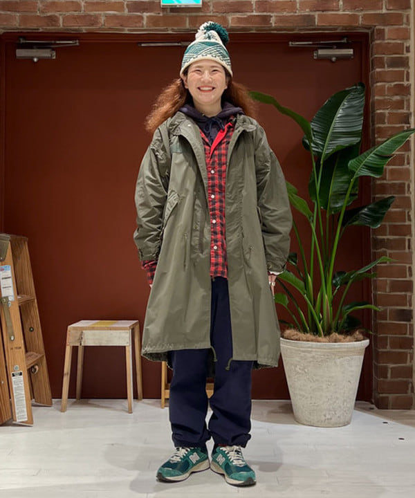 エノモト アミさんの「BEAMS WOMEN｜ソロテックス M65 パーカ」を使ったコーディネート