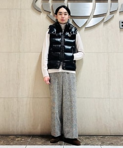 BEAMS F（ビームスF）MONCLER / BORMES ナイロン ダウンベスト