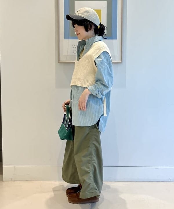 小原 もこさんの「BEAMS WOMEN｜【別注】NEW ERA / 920 ACID WASH MLB」を使ったコーディネート